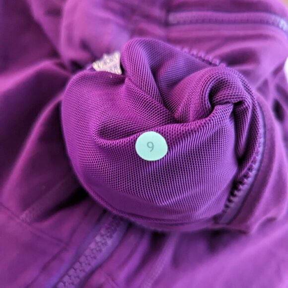 Lululemon Full Moon Jacket Vintage Front Zip Purple 6 - Picture 6 of 7
